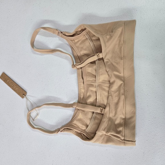 Skims Women Bra 2XS Brown Lightly Lined Wireless‎ Bralette Pullover NWT - Picture 9 of 10